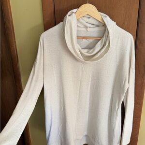 Lou & Grey Soft Cream Cowl Neck Sweater